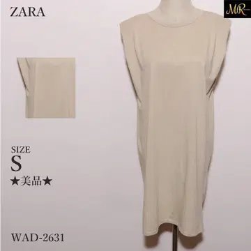 새상품급 ZARA 상의 튜닉 슬리브리스 무지 크루넥 심플