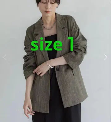 [ crewre ] 트위디 해링본 자켓 size 1