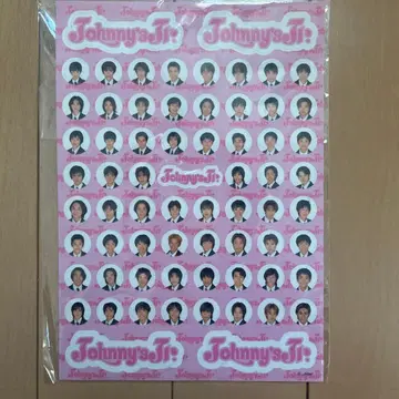 Johnny's Jr. 얼굴 사진 씰