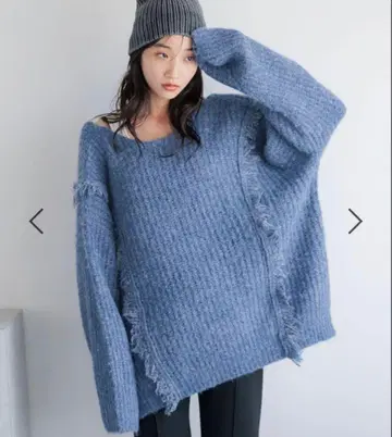 로리즈팜 2WAY 프린지 멜란지 LS.