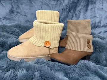 [ 상자 없음 ] 겨울 상품 부츠 2켤레 세트 [ 미사용 ]