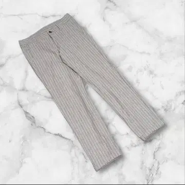 [센소유니코] (38) 테이퍼드 팬츠 앵클 기장 스트라이프 패턴 일본제