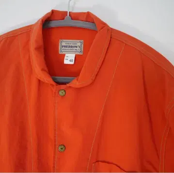 PHERROWS 긴팔 셔츠 사이즈 40 오렌지