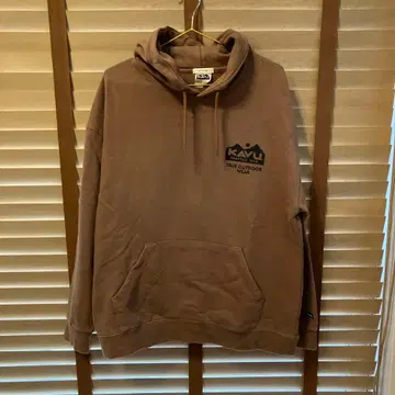 KAVU 베이지 후드티 M 베이플로우 별주