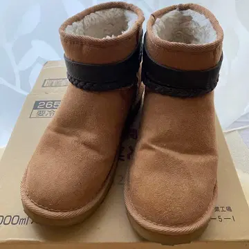 Vans off the wall 벨트 포함 스웨이드 어그 부츠