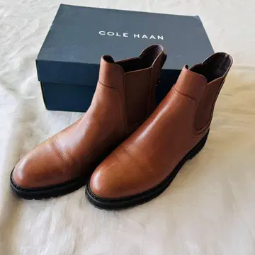 콜한 사이드 고어 부츠 24.5cm 브라운 새상품급