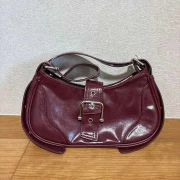 [ 호주 구매 ] cotton on 버건디 핸드백 y2k
