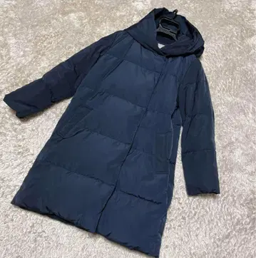 어반 리서치 라보 후드 부착 다운 롱 코트 유니클로 GU MUJI