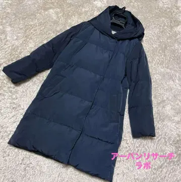 어반 리서치 라보 후드 부착 다운 롱 코트 유니클로 GU MUJI