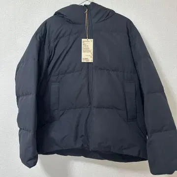 [ 무인양품 ] 발수 다운 자켓 여성 XL 블랙