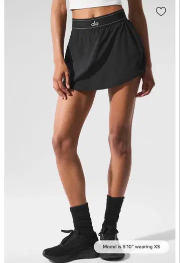 alo 로고 미니 스커트