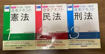 2025년판 사법시험 예비시험 축조 텍스트 민법 형법 헌법 3권 세트