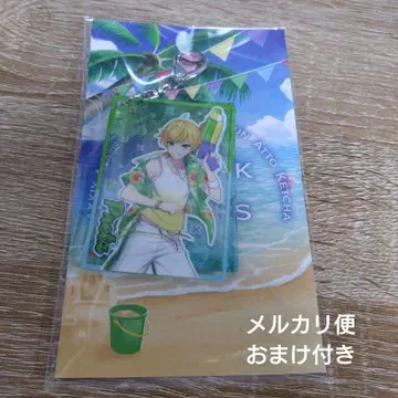 AMPTAK x COLORS  웨이브 슬라이드 아크릴 키링