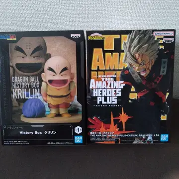 드래곤볼 크리린 & 히어로 아카데미아 바쿠고 피규어