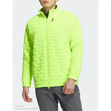 [ 새상품 L ] 아디다스 골프 보온 충전솜 로고 퀼트 자켓