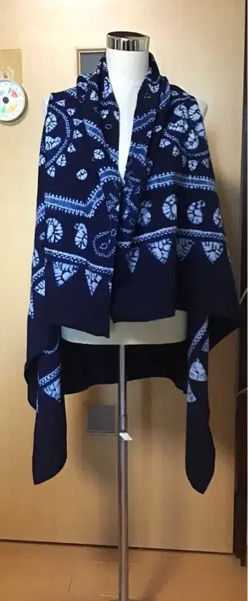 네이비 나염 아무나 OK 스톨 베스트 2