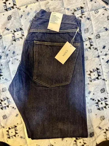 새상품 CIOTA 데님 네이비 New Tapered