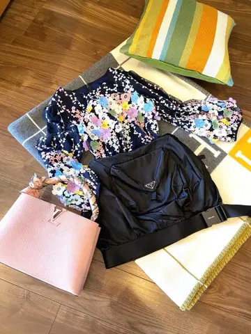 Chesty 자수 플라워 레이스 블라우스