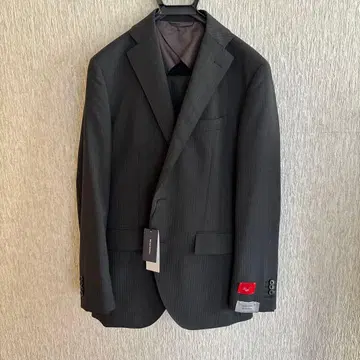 THE SUIT COMPANY Red 수트 블랙 검정 스트라이프