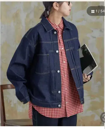 차오패닉 데님 자켓