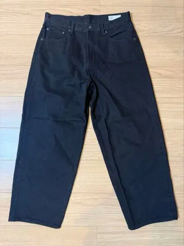 GAP 슈퍼 배기 데님 블랙 30/30