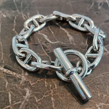 초와이드 체인 당크레 실버 925 팔찌 S925 남성용