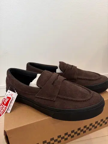 VANS 스웨이드 로퍼 슬립온 브라운