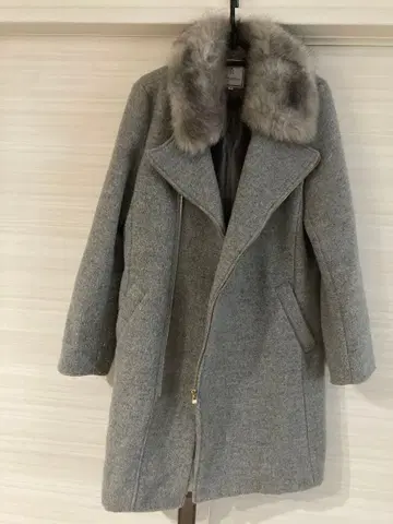 ROPE PICNIC 퍼 옷깃 2way 40 L 그레이 코트