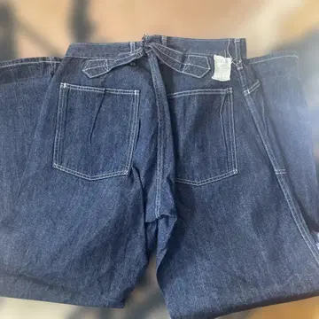 다크 블루 하이웨스트 데님 팬츠 사이즈 30