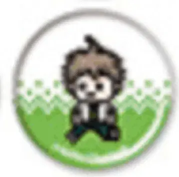 단간론파 트레이딩 도트 그림 미니 캔뱃지 히나타 하지메