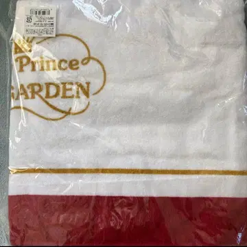Prince Garden 타월 화이트/레드