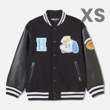 GU STUDIO SEVEN 스튜디오 세븐 바시티 자켓 블랙 XS 사이즈