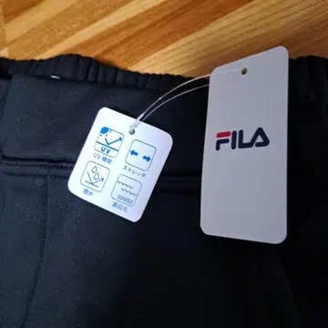 FILA 블랙 스웨트 팬츠