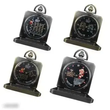 슈퍼 마리오 브라더스 물음표 블록 포켓 워치 part1 총 4종