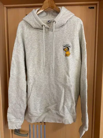 NastyDog 그레이 후드티