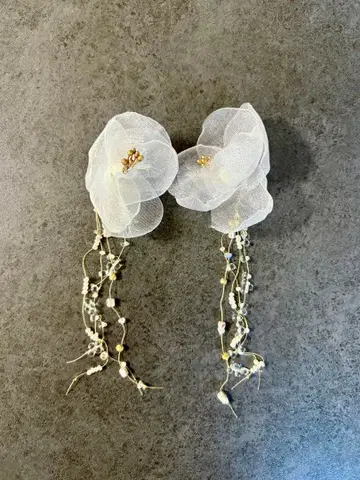 신부 드레스 귀걸이