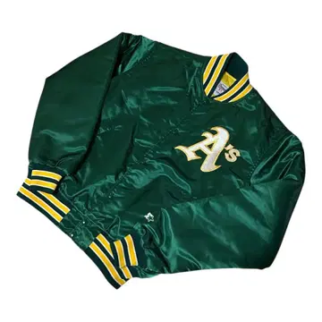 90s USA STARTER Athletics 나일론 바시티 자켓 L