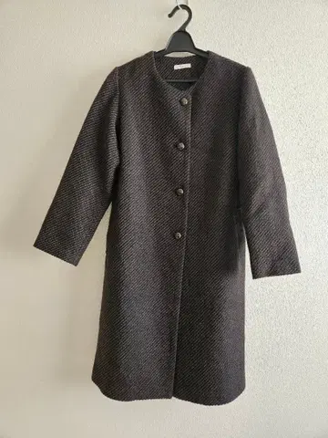 새상품급 셀프 서비스 노카라 코트 L 사이즈