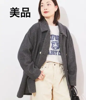 [새상품급] 레사쥬 SUPER120 MANTECO 스텐칼라 숏코트