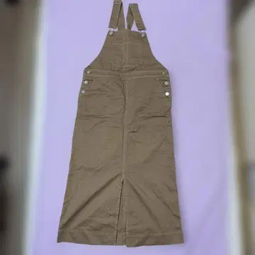 MILKFED/오버롤 스커트/베이지/롱/사이즈 XS/올 시즌