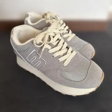 MOZ 스웨이드 메쉬 스니커즈 그레이