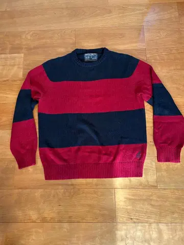 니트 스웨터 보더 구제 의류