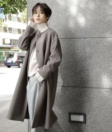 비버 멜톤 노카라 코트