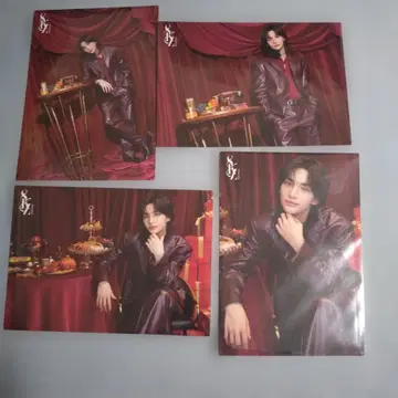 StrayKids 스키즈 현진 랜티큘러 포토카드 4장 세트