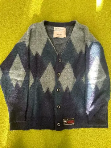 DAIRIKU 모헤어 아가일 가디건