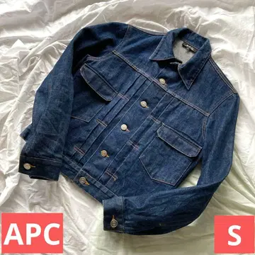 A.P.C. 다크 데님 자켓 S 사이즈 구제 의류