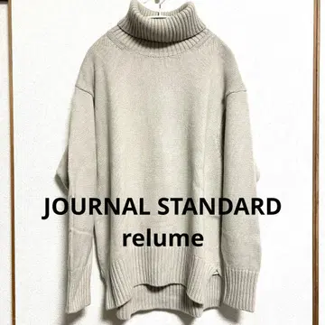 저널 스탠다드 리룸 터틀넥 울 스웨터 그레이지