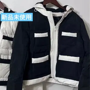 STRAWBERRY-FIELDS 바이컬러 퍼피 아우터