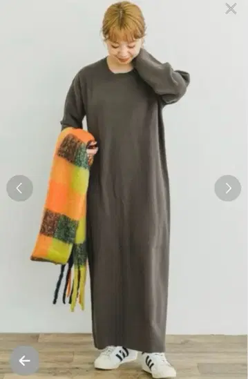 ITEMS URBANRESEARCH 밀라노 리브 니트 원피스