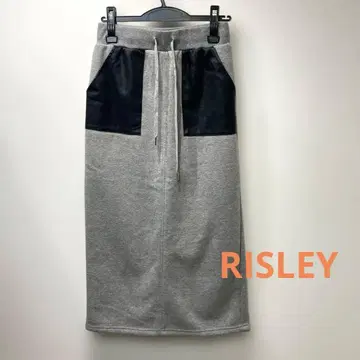 RISLEY 속기모 타이트 스커트 그레이